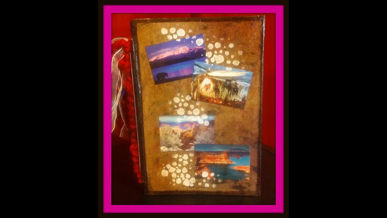 Easy Junk Journal made from a Calender