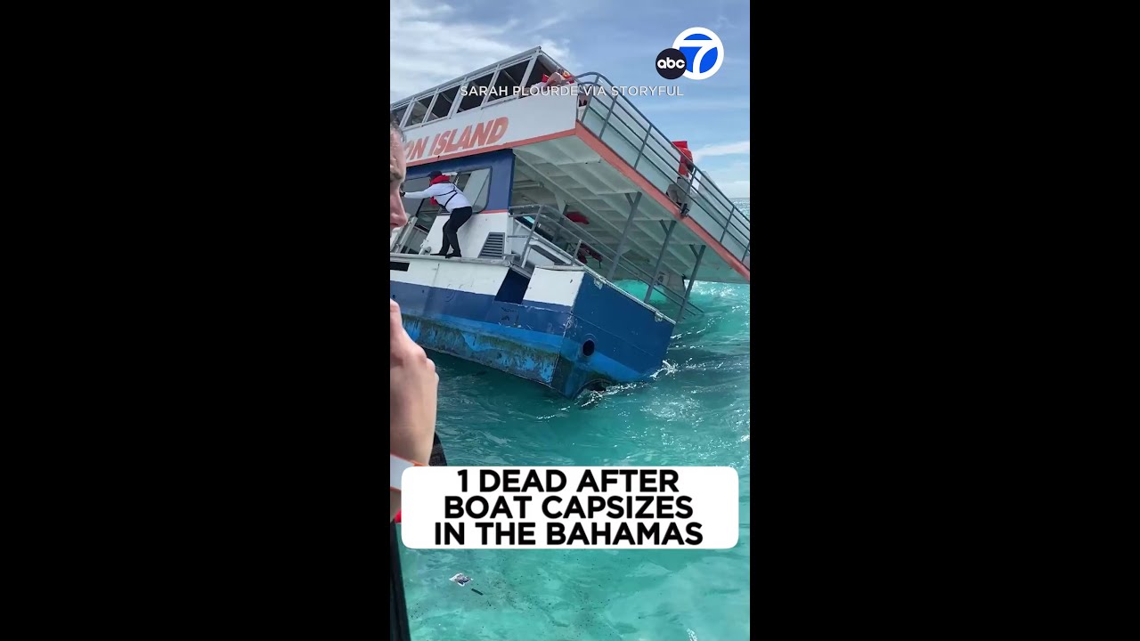 Passenger records 'traumatic' Bahamas boat capsize that left 1 dead
