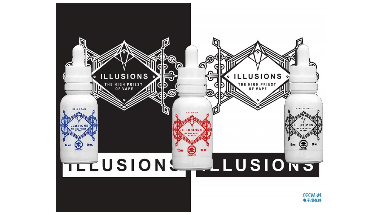 Illusions Vapor - Taste of Gods, Crimson & Holy Grail reviews