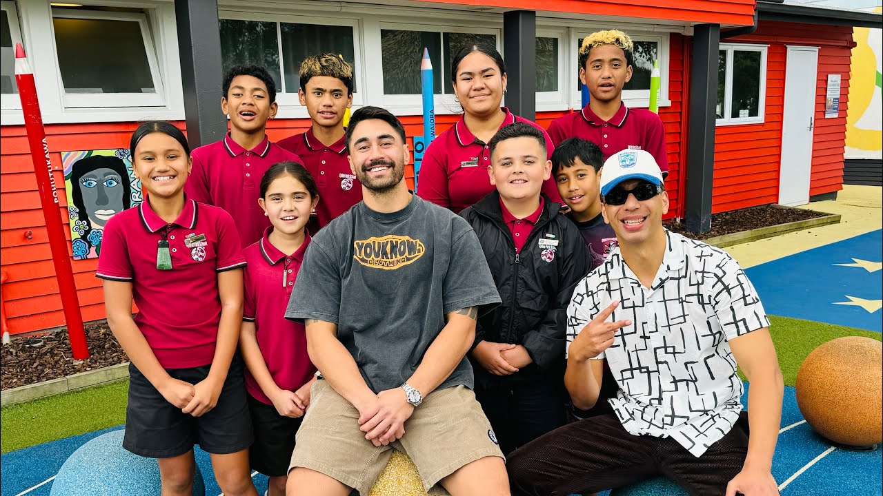 Shaun Johnson at Sylvia Park School