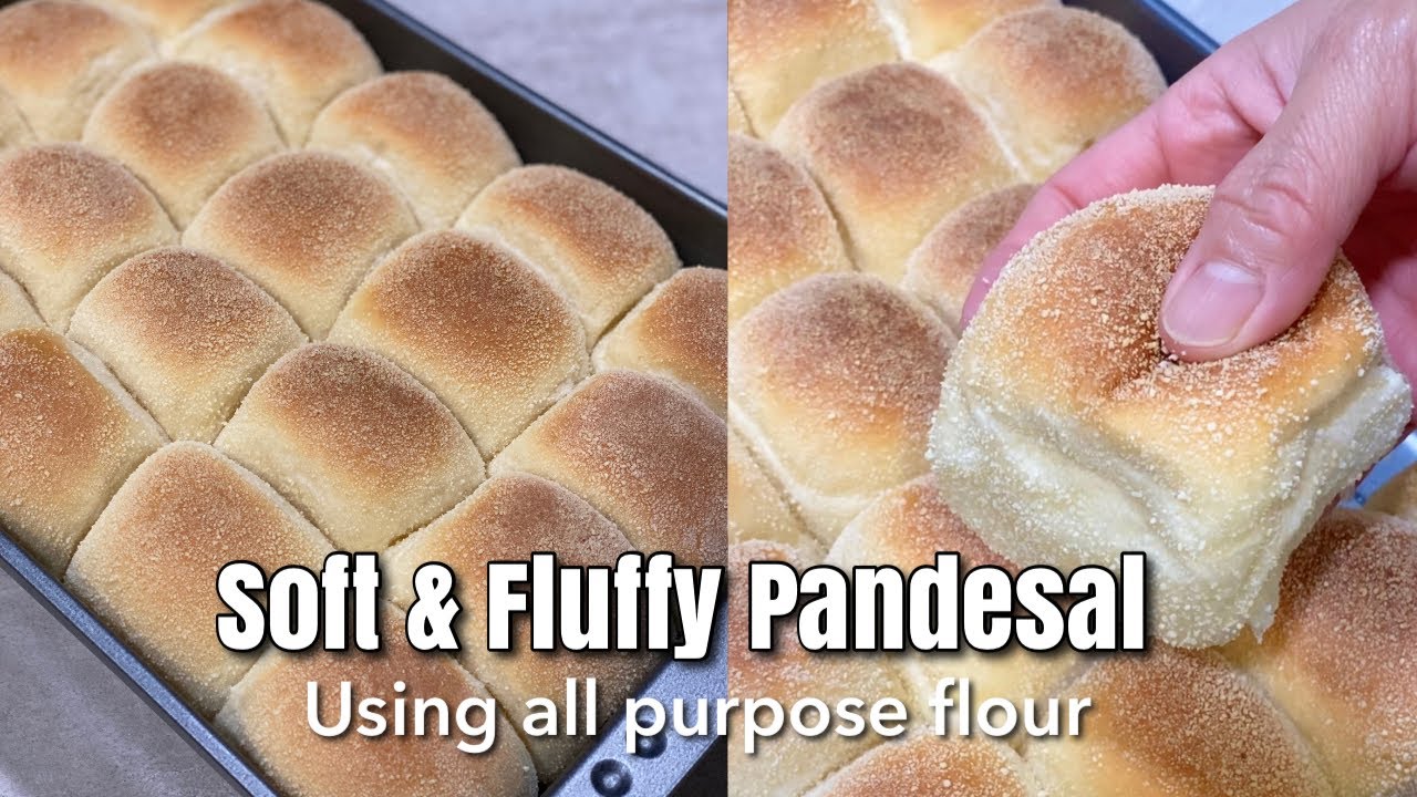 Soft and Fluffy Pandesal Recipe using All Purpose Flour