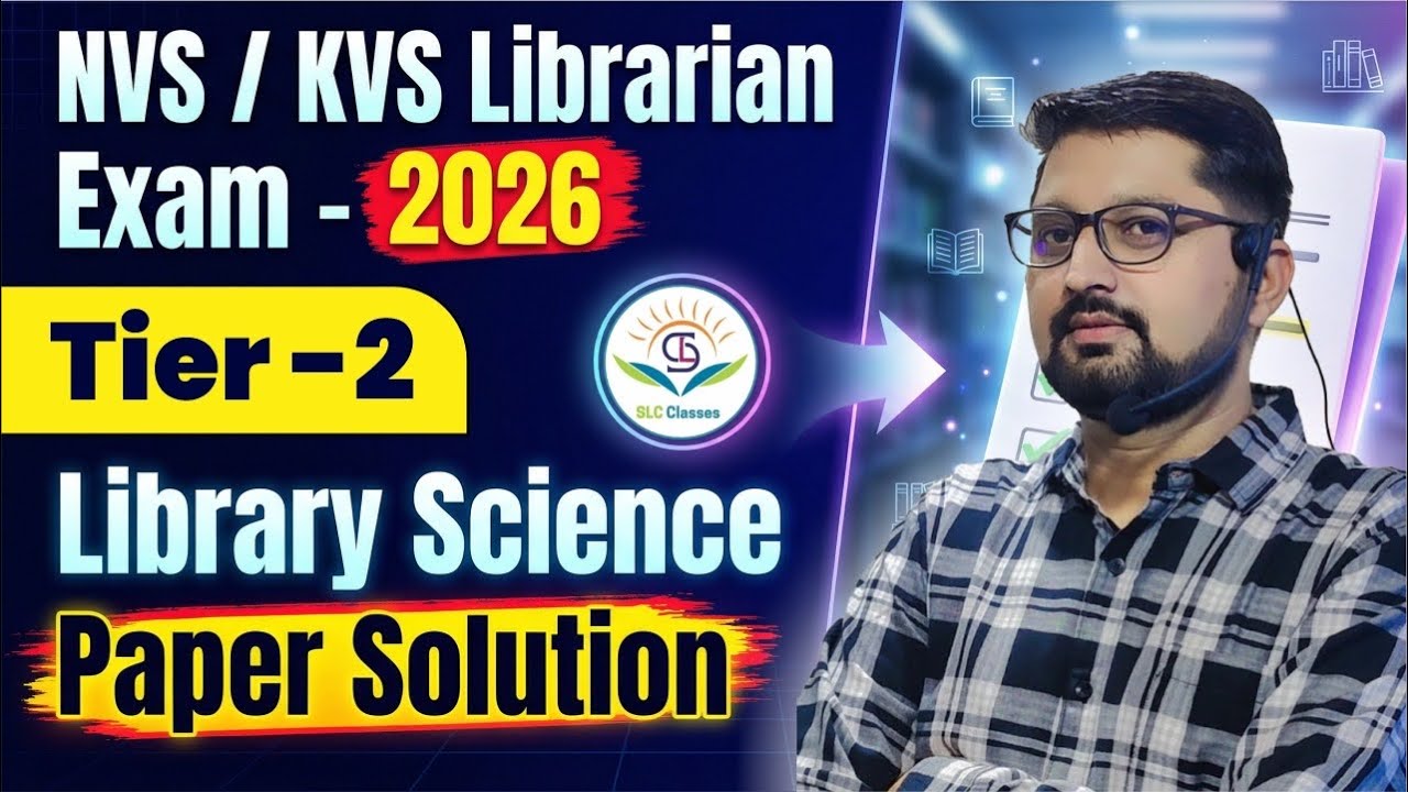 NVS / KVS Librarian Exam 2026 Paper Solution