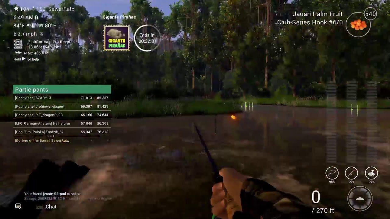Ratboy Gigante Piranas Bottom of the barrel fp clubs attempt Fishing Planet