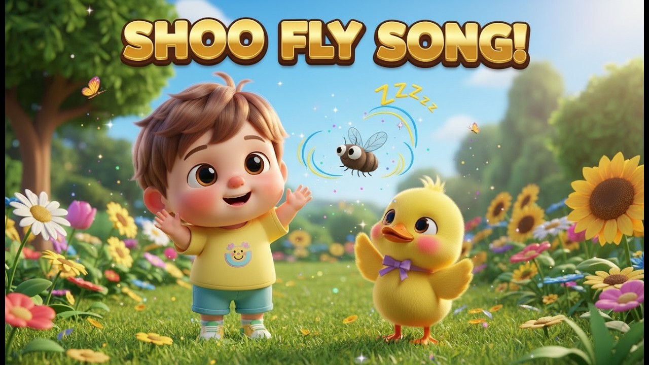 Shoo Fly Song for Children – Nursery Rhyme, Fun Actions, and Playful Learning