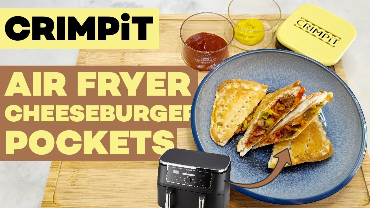 Ninja Crimpit Air Fryer Cheese Burger Pockets: Ready In Just 15 Minutes!