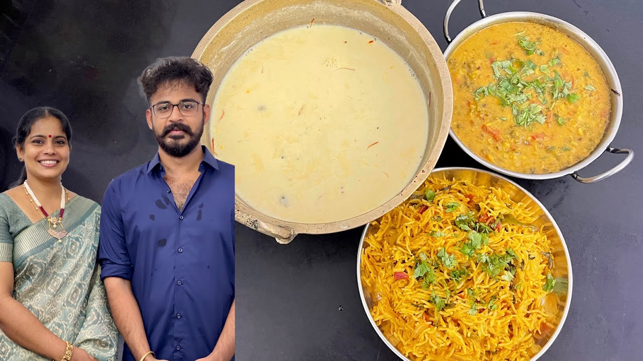 Today's Vlog |Tomato Coconut Milk biryani | Makkana Kheer | protien Rich Gravy | pacha payaru gravy