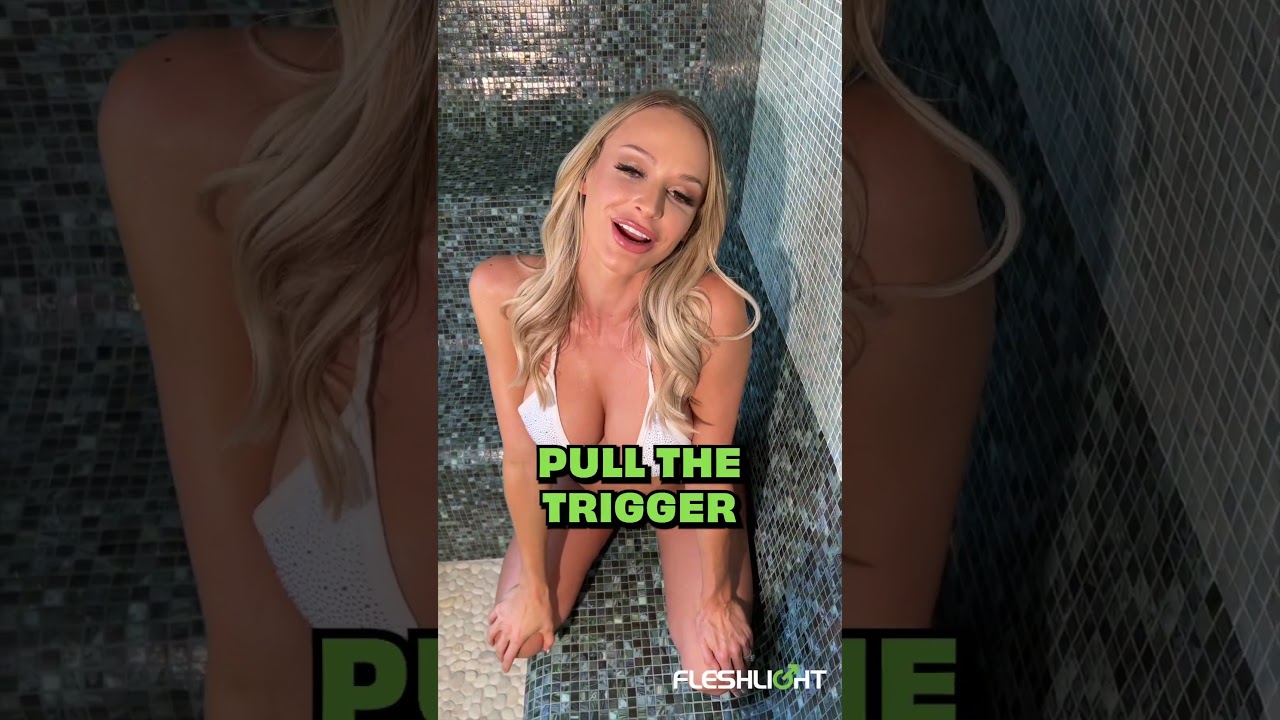 She's gonna pull the trigger 🍆🔫