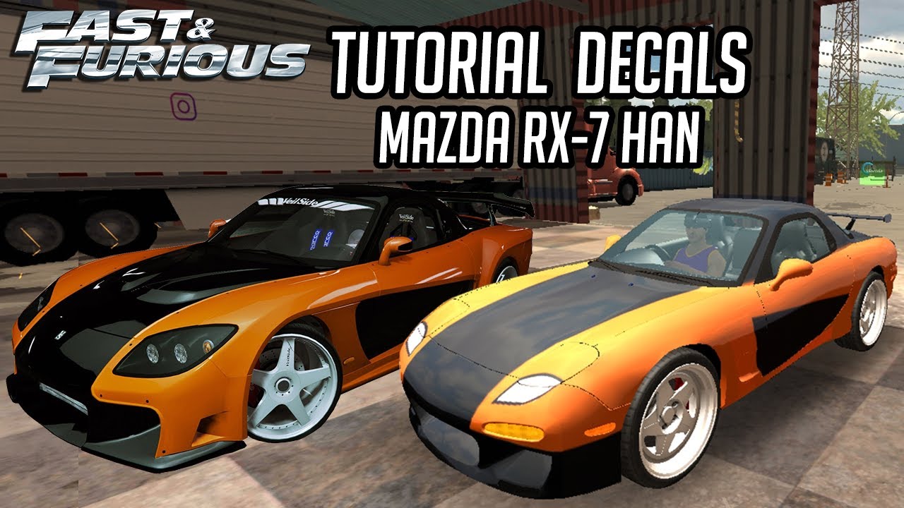 Cara Membuat Mazda RX-7 Han Fast and Furious - Car Parking Multiplayer