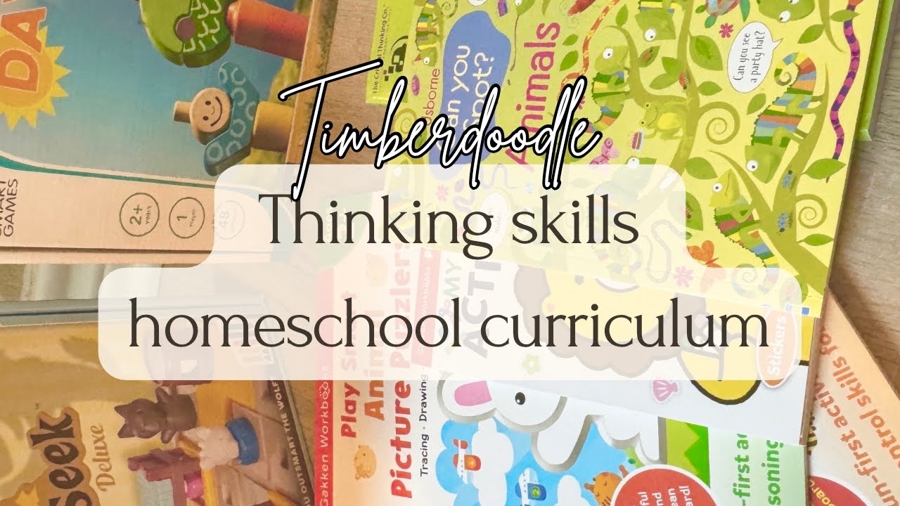 HOMESCHOOL 2025-2026 PRESCHOOL | Thinking Skills ￼Curriculum ￼