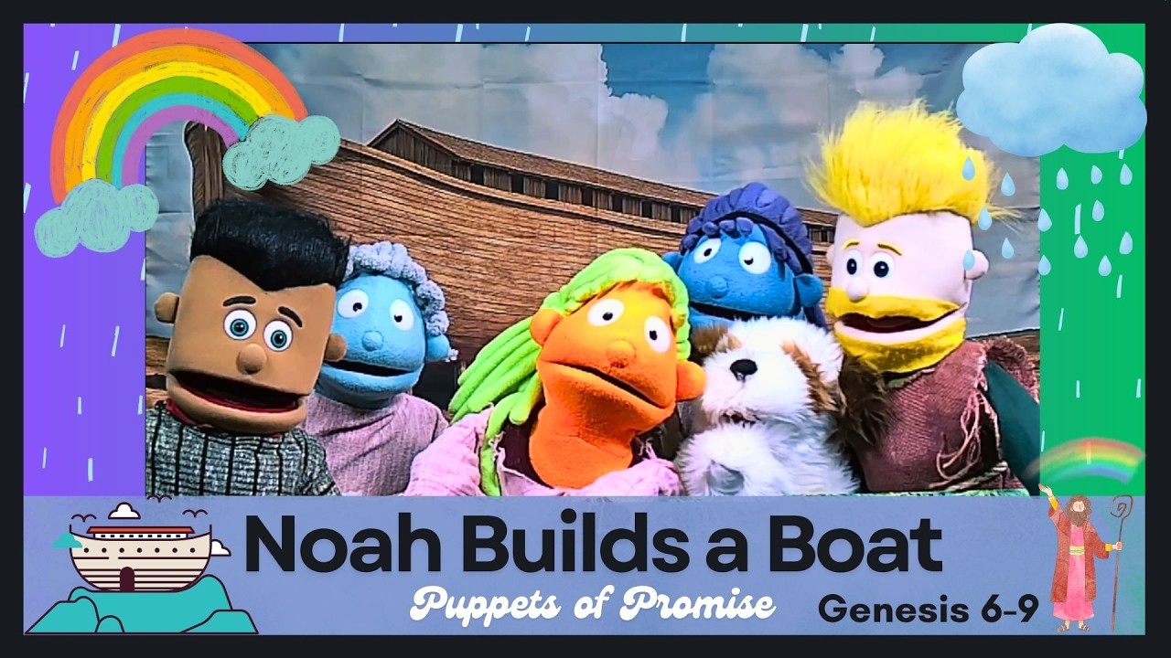Noah Builds a Boat | Children's Puppet Shows from the Bible | Puppets of Promise