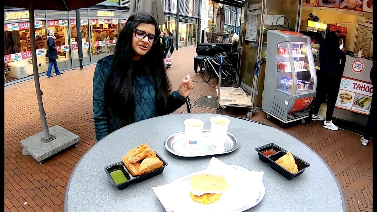 Indian snacks shop in Netherlands || Tahoor Fast Food || StreetFood