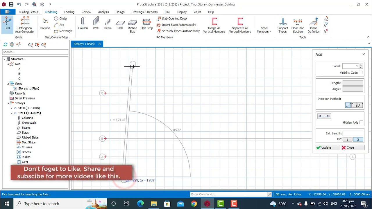 1. Drawing Axis