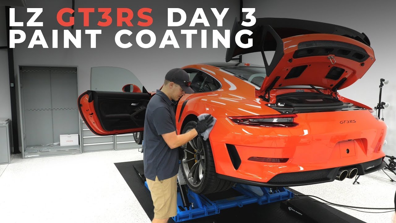 LZ GT3RS Detail Series: E6 - Coating Paint With Gtechniq Crystal Serum Ultra