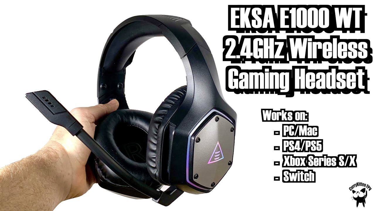 EKSA E1000 WT 2.4GHz Wireless gaming headphones