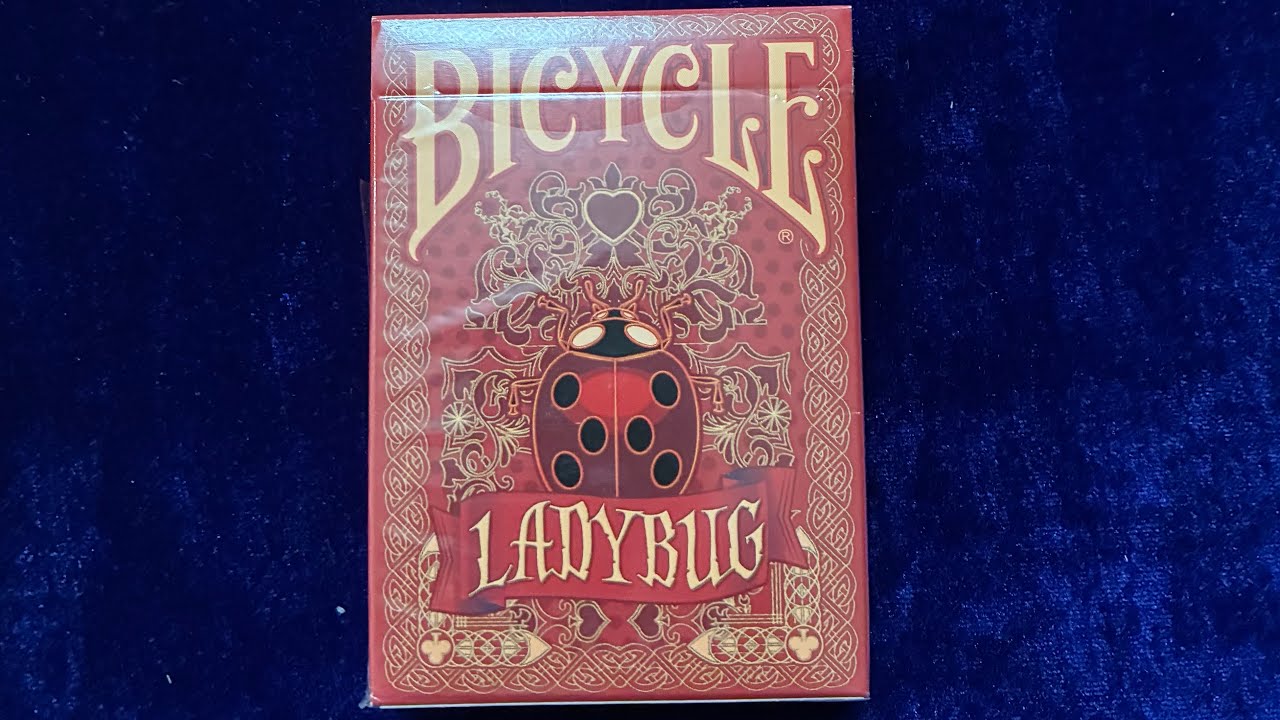 Jeu Bicycle - Ladybug rouge - Gilded