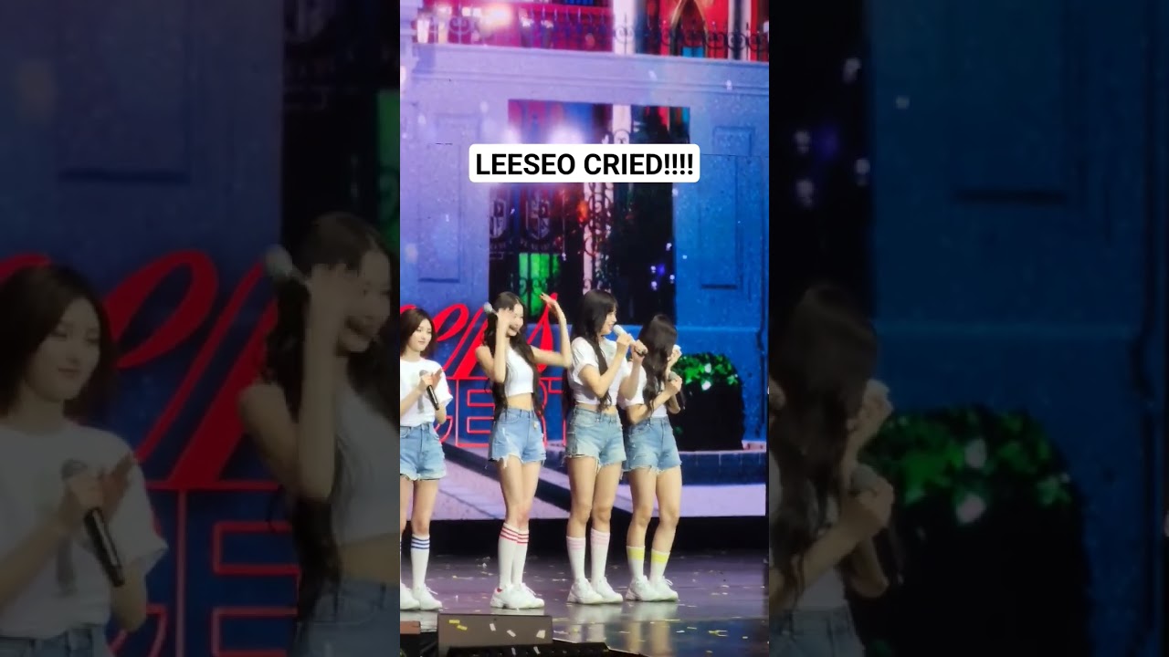 Leeseo cried at the The Prom Queens Fan Concert in Manila 230617