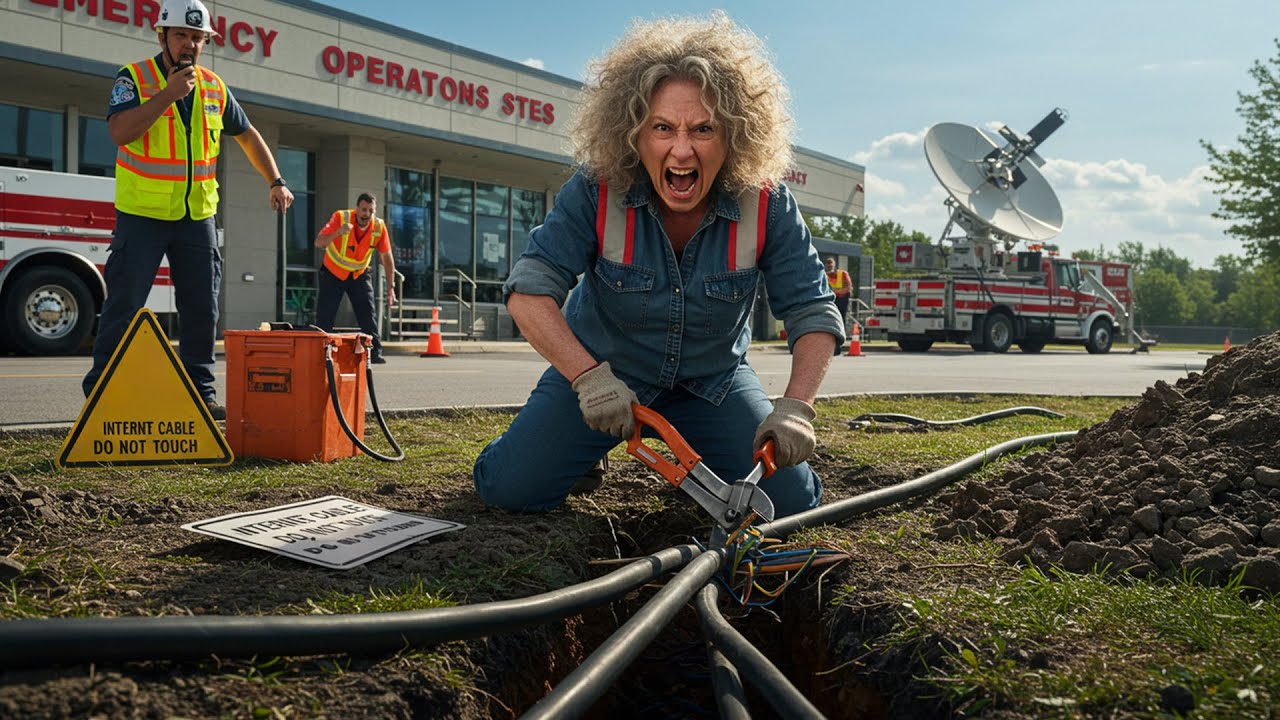 HOA Karen Cut Internet to Emergency Operations Center, 3 Minutes Later I Established Satellite Link