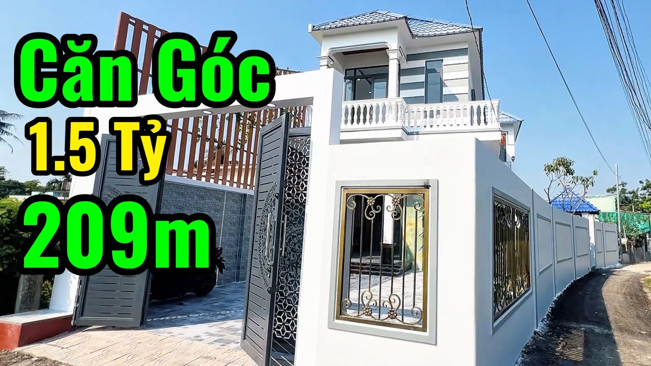 👉Nhà Phố Căn Góc 209m2- SHR  Đã Hoàn Công-Khu Dân Cư Xoài Đôi. 800m Tới Chợ -Trường và Các Dịch Vụ