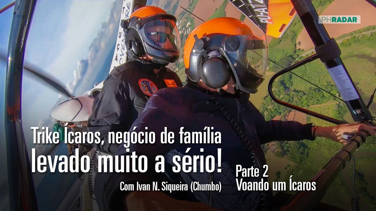 Trike Ícaros, negócio de família levado muito a sério! # 24 - PARTE 2 - Voando um Ícaros
