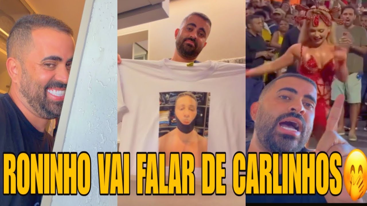 RONINHO CONTOU A NOVIDADE DE CARLINHOS MAIA 🤭 LUCAS GUIMARÃES REVELOU ISSO PRA RONINHO😱😱