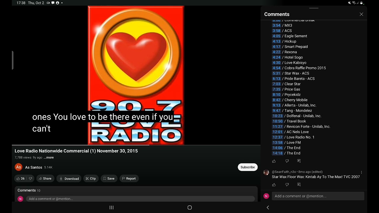 love radio manila commercial breaks 2015 replay part number 1
