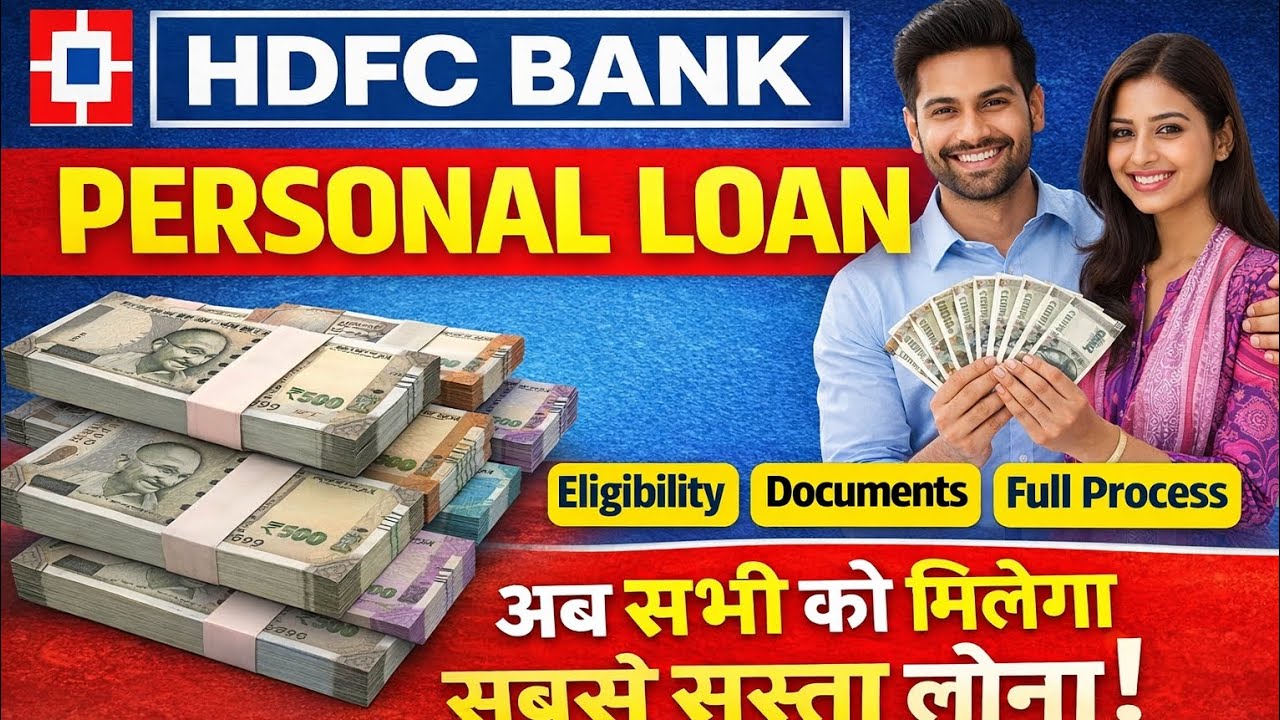 HDFC bank Personal loan interest rate 2026 | HDFC bank personal loan kaise le | Eligibility & apply