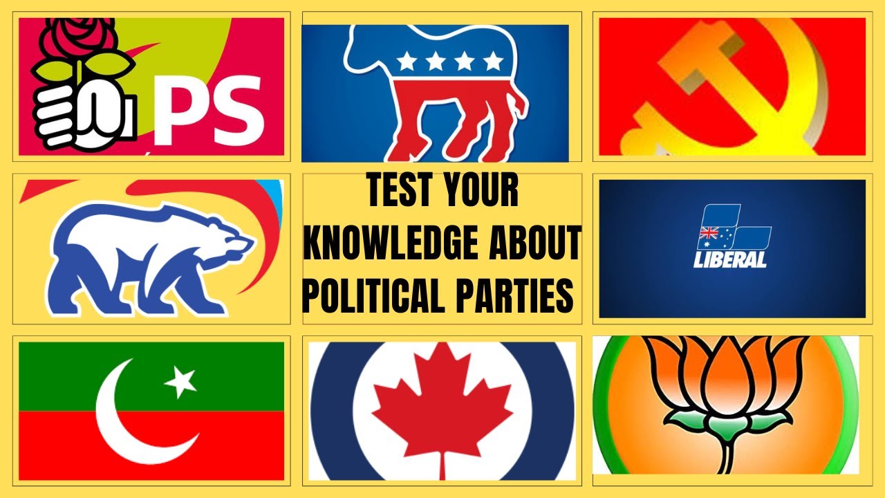 POLITICAL PARTY LOGO QUIZ ? GUESS THE PARTY IN 3 SECONDS