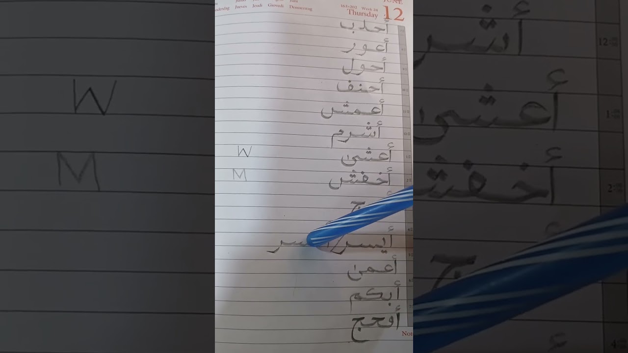 Important arabic vocabularies.