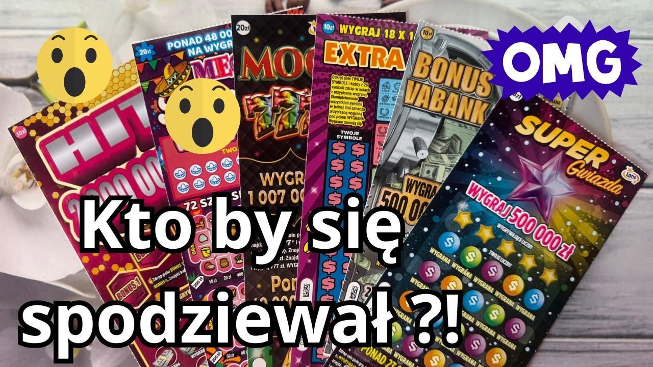 🥳Zdrapki Lotto👉ZDRAPKI ZA 100 ZŁ🤩DRAPANIA WIELE😍A ILE KASY?🤩🥳🥳