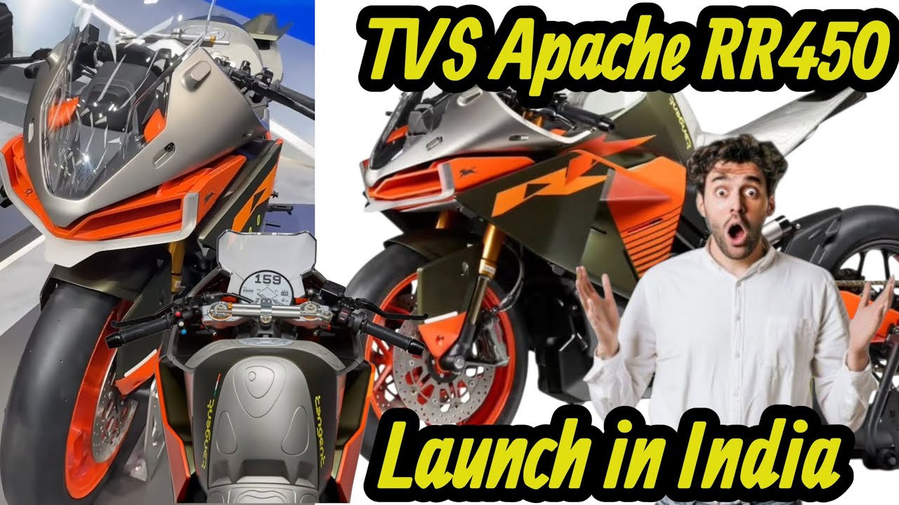 🔥 TVS Apache RR 450 Launch in India 🇮🇳 Coming in Few Months | Powerful Beast is Ready #tvs #apache 