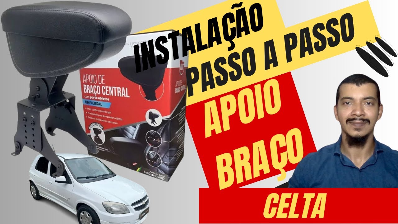 Instalação Apoio de Braço Universal NAT no Celta 2012