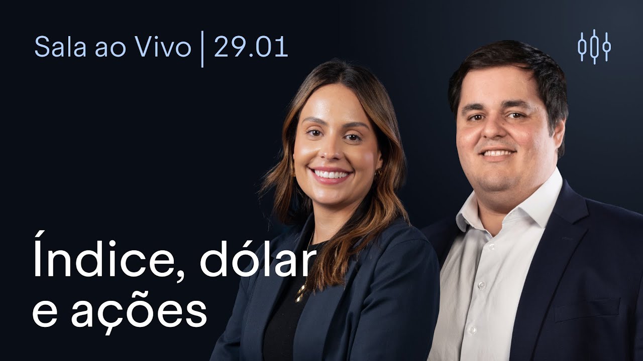 DAY TRADE E ANÁLISE TÉCNICA AO VIVO | Índice, Dólar e Ações | BTG Trader 29/01/2026