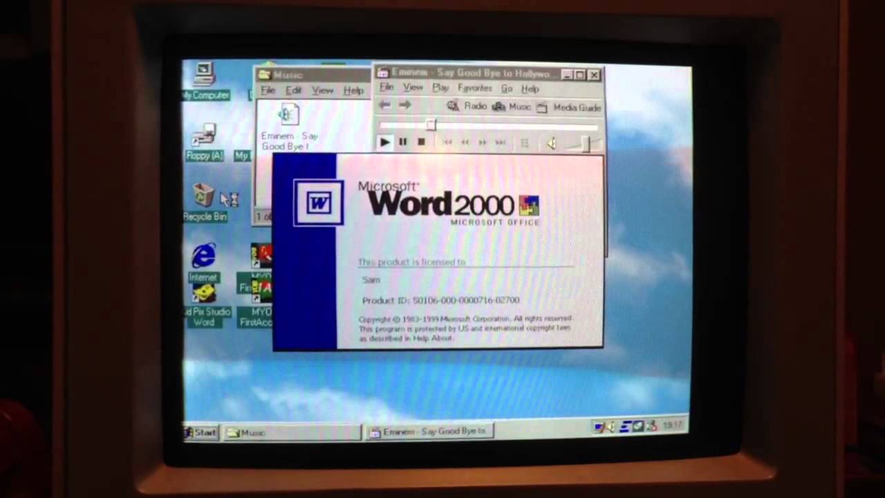 Old windows 95 pc, 120MHz