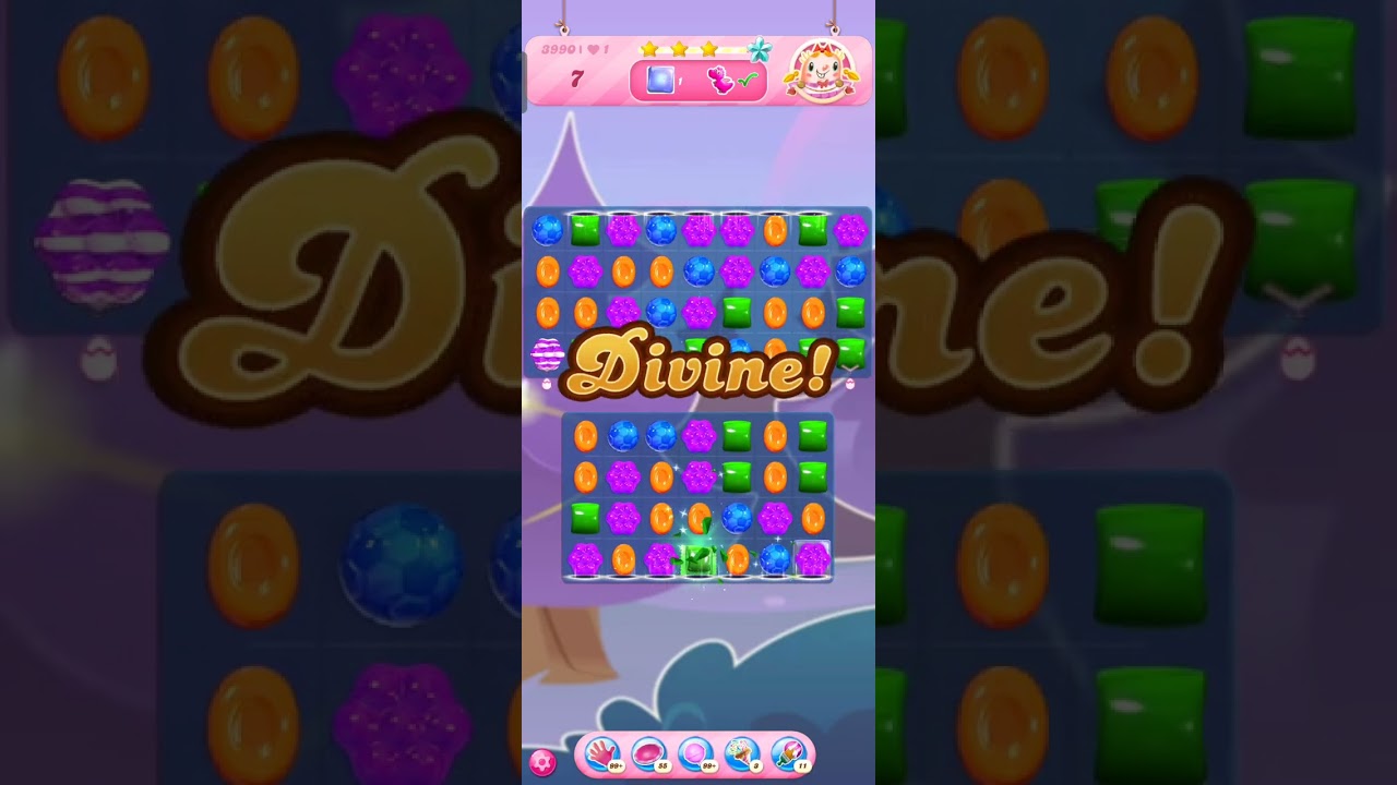 CANDY CRUSH SAGA LEVEL 3990 NEW VERSION NO BOOSTER