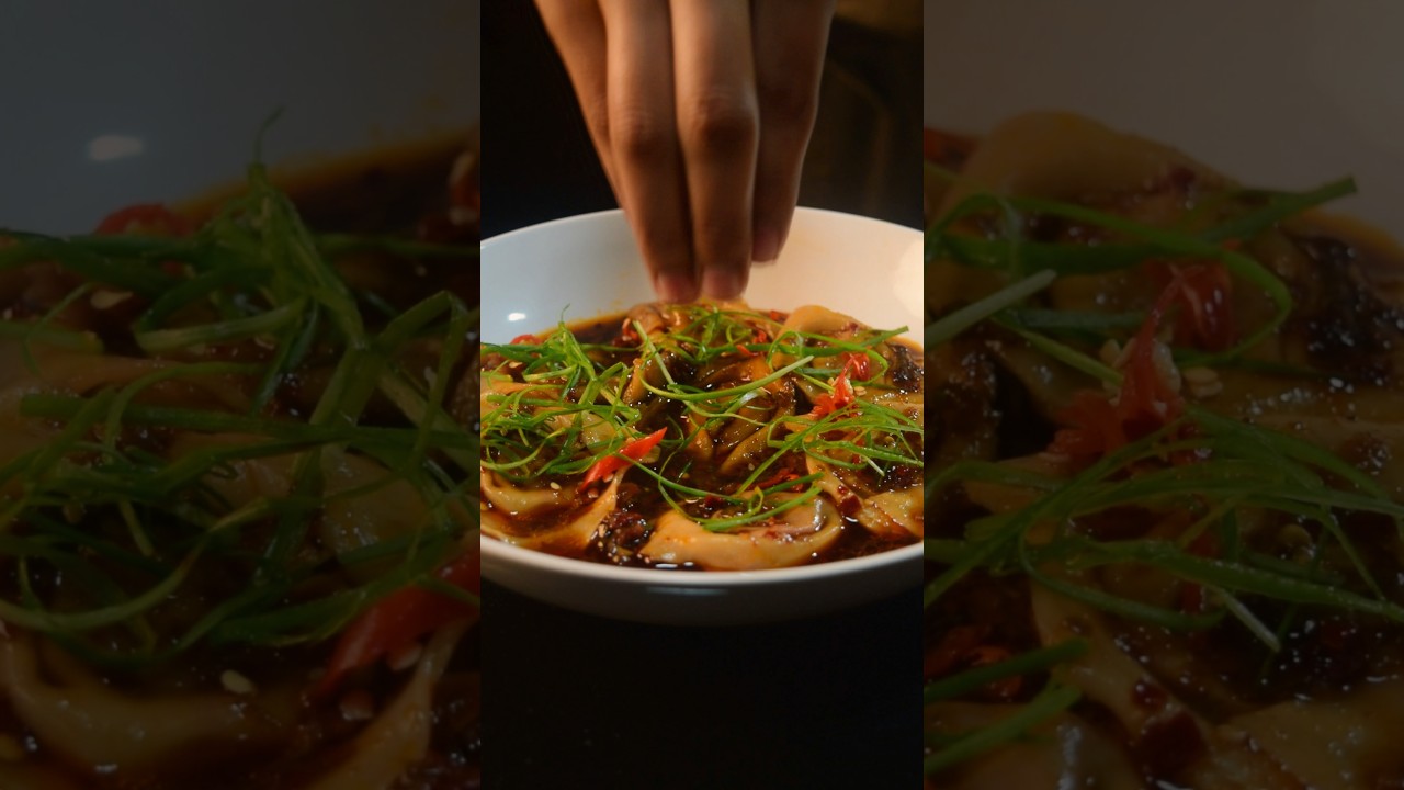 spicy chilli oil wontons | easy recipe | how to make wontons | veg wonton | vegan recipe