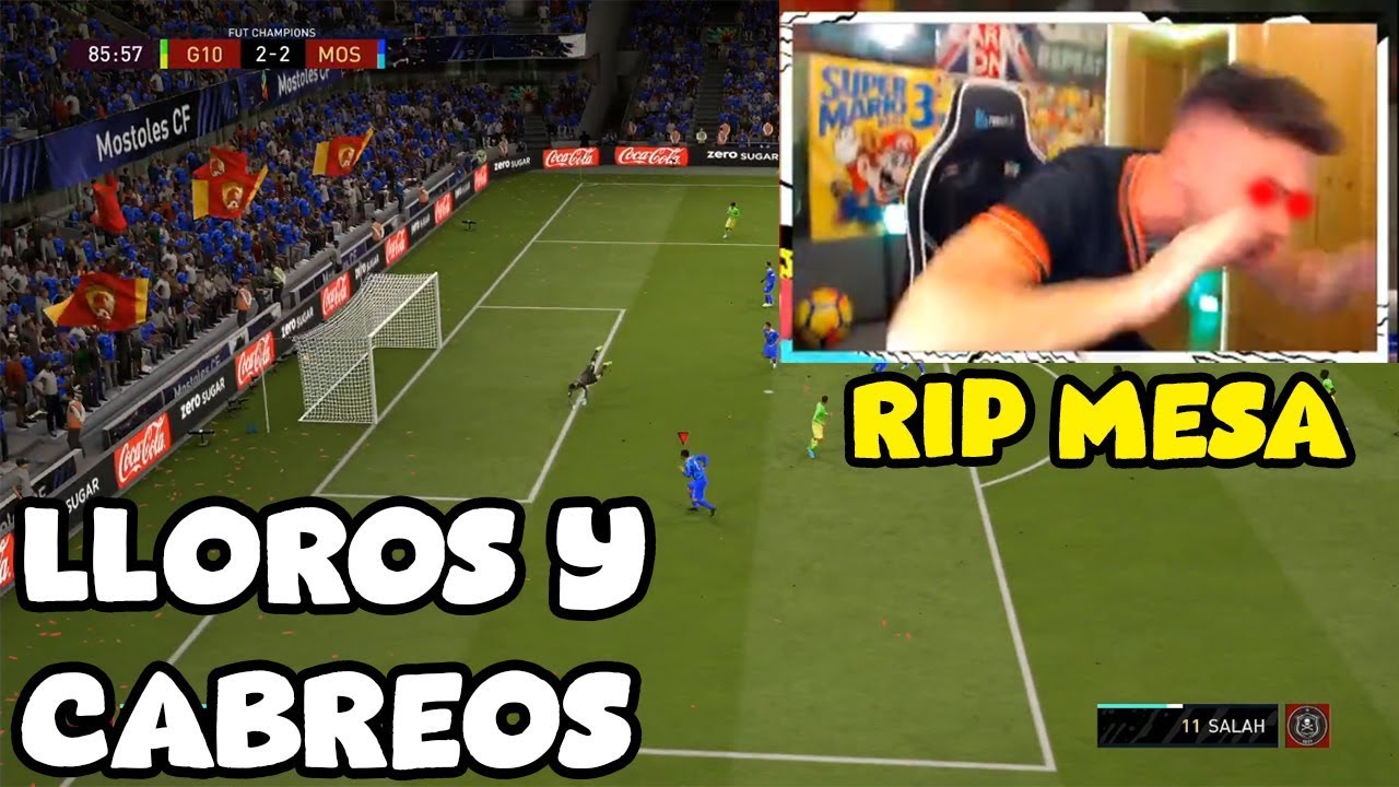 DjMaRiiO SE CABREA, SUELTA EL MANDO Y LE MARCAN😂 | LLOROS Y CABREOS FIFA 20