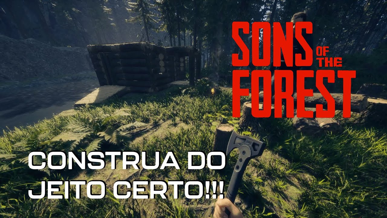 SONS OF THE FOREST | COMO CONSTRUIR DO JEITO CERTO | GUIA BÁSICO DE CONSTRUÇÃO #sonsoftheforest