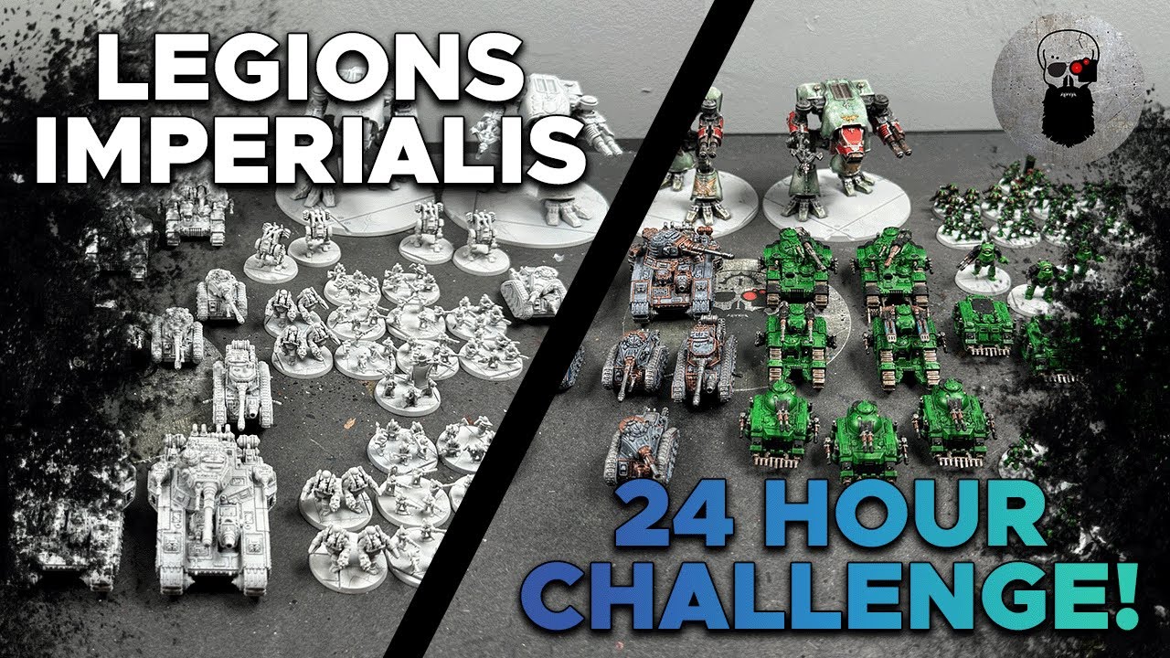 Can you Paint the Whole Legions Imperialis Box in 24 Hours?