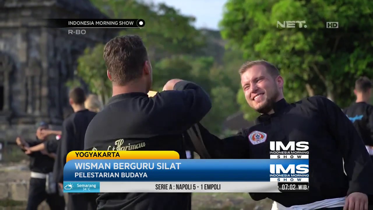 Para Pesilat Jerman Datangi Yogyakarta Dalam Pelatihan Pencak Silat di Candi Banyunibo- IMS