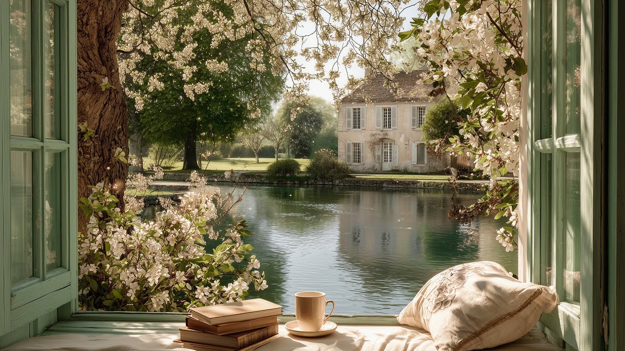 A Quiet Spring Day | Piano playlist for slow morning | Work Focus Study Reading