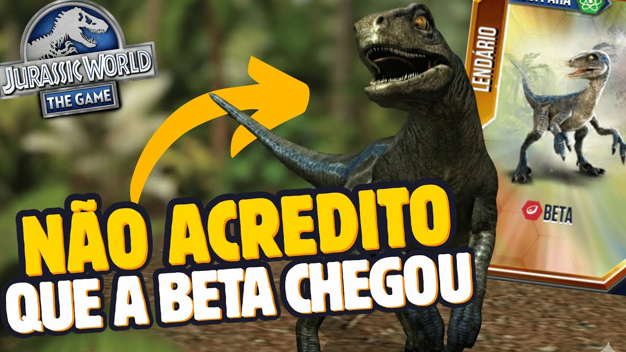 A FILHA DA BLUE CHEGOU, VAMOS DESBLOQUEAR A BETA - Jurassic World the Game