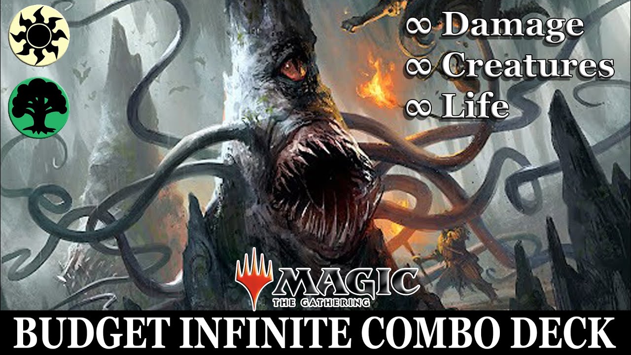 Infinite Creatures Damage & Life Combo Deck MTG Arena