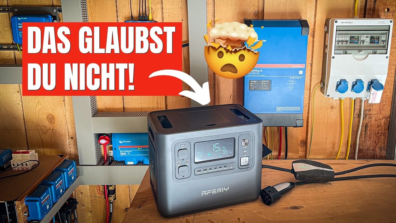 Elektroauto Zuhause laden - Ohne Steckdose, nur mit Powerstation!