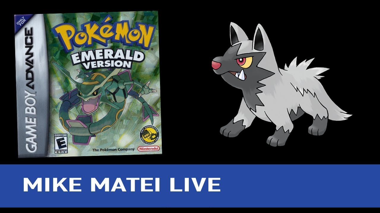 Pok&eacute;mon Emerald (Part 1) - Mike Matei Live