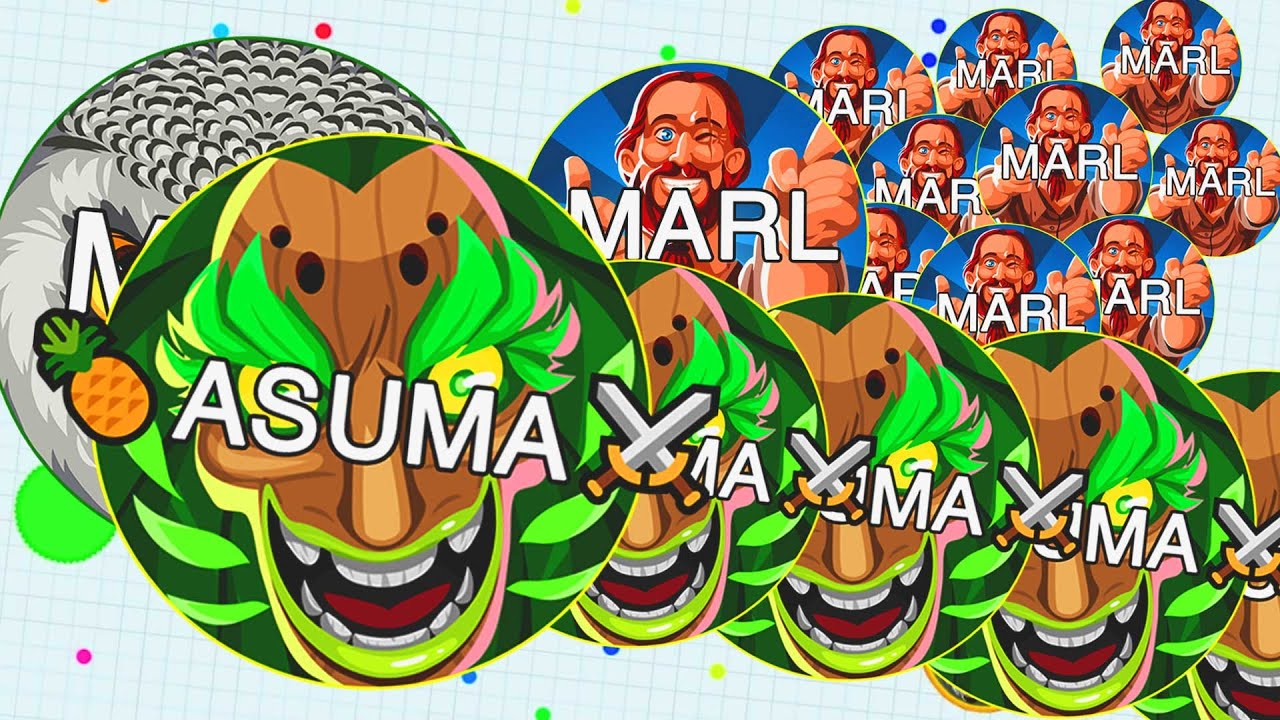 Agar.io - IMPOSSIBLE Full Line Popsplit?? Agario Gameplay with Marl!