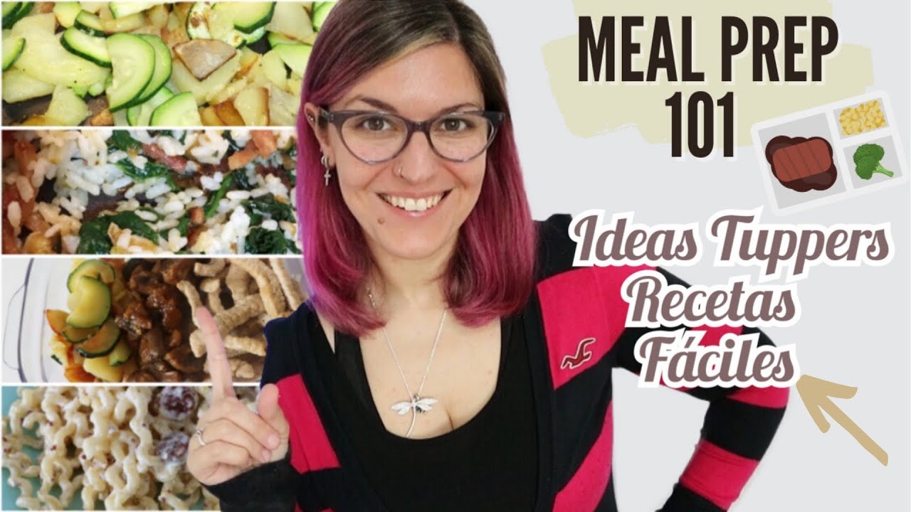 *MEAL PREP FÁCIL* Menú Semanal Paso a Paso *BATCH COOKING* Ideas Tuppers