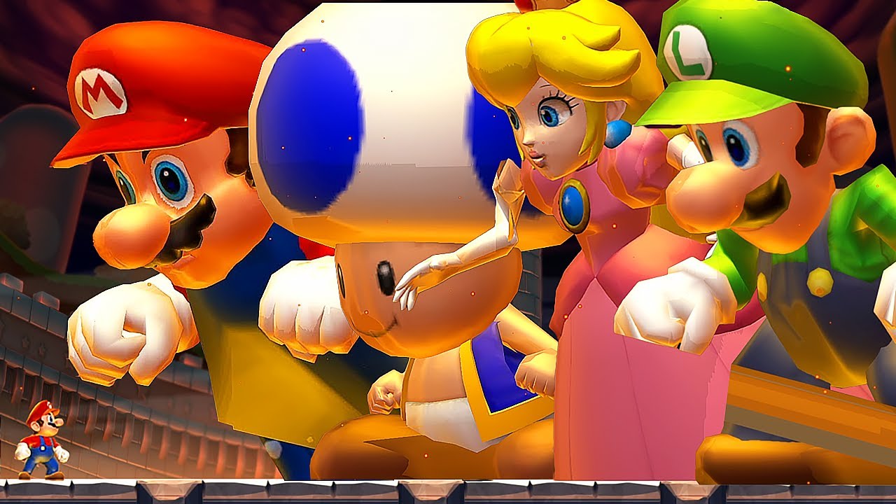 What If Mario & Friends Turn EVIL in New Super Mario Bros U?