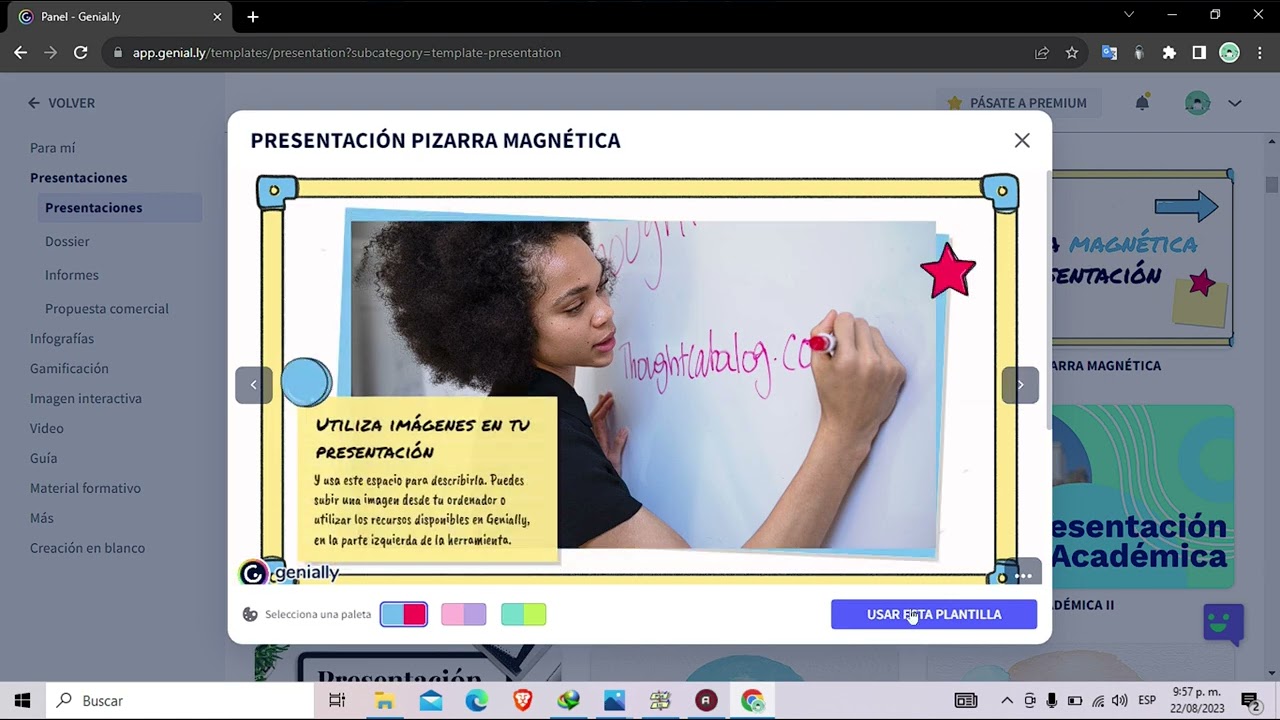 Como crear presentaciones básicas, profesionales y avanzadas en Genially 1