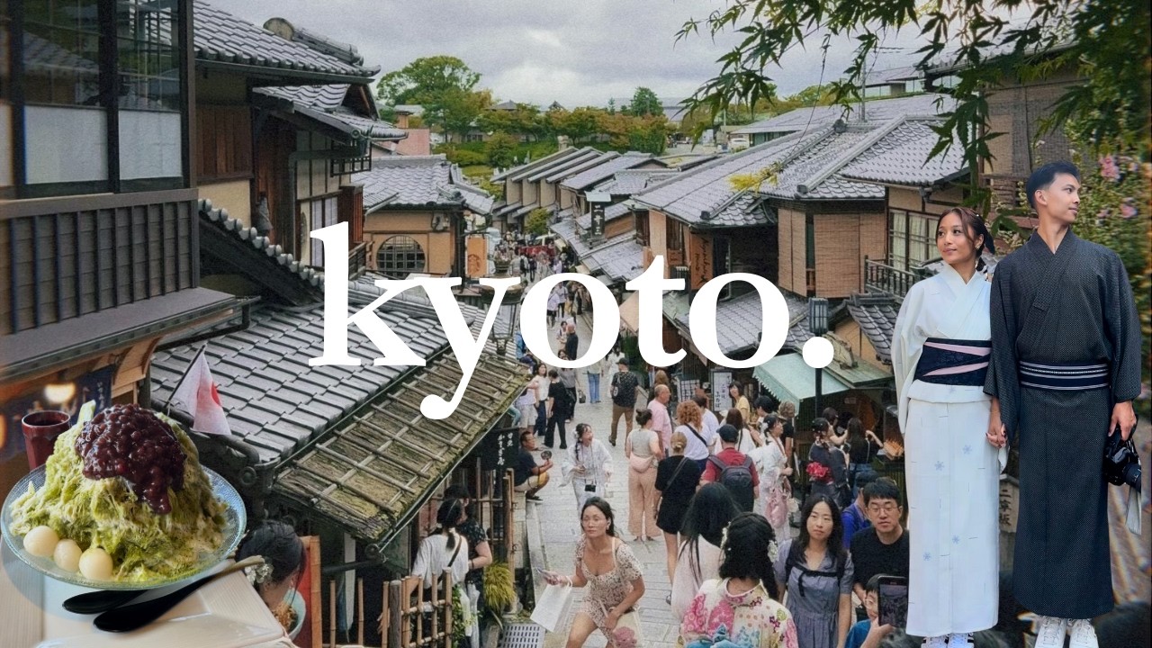LIFE IN JAPAN | exploring kyoto, trying on kimonos, visiting temples, everything we ate + more