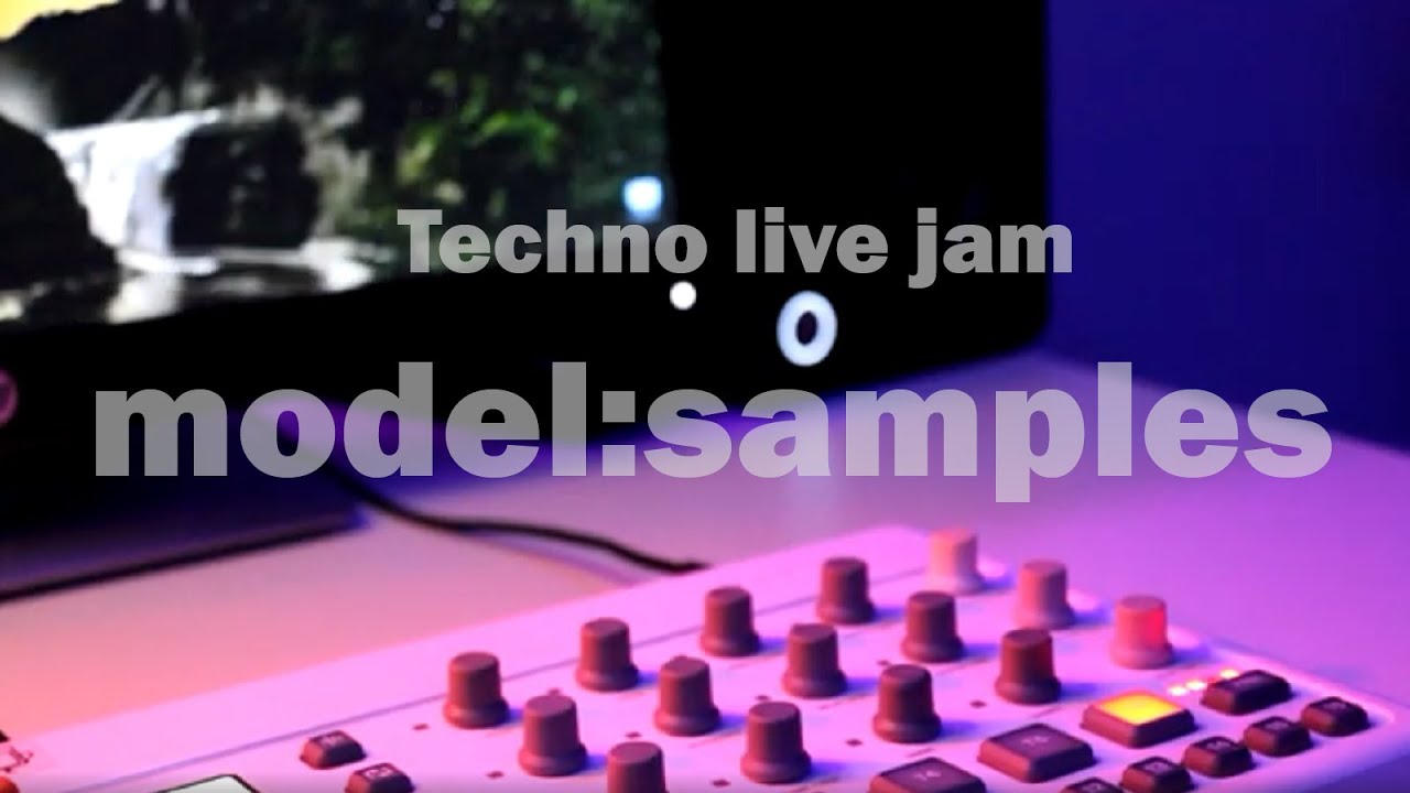 Elektron model:samles | Techno live jam | Monowoman music
